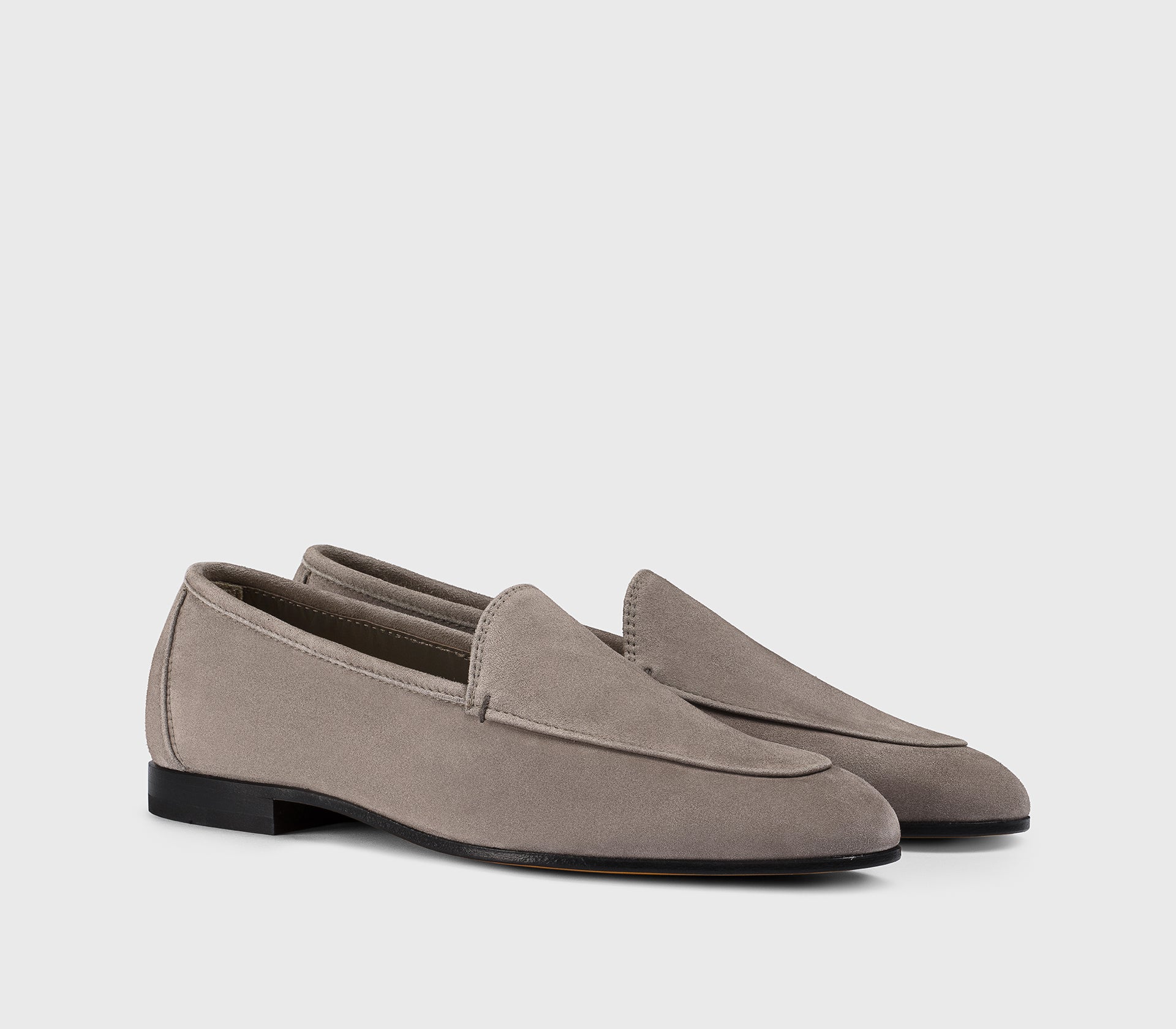 doucal-s-loafers-dd8879megnuz278-loafer-grau-veloursleder-damen image 3