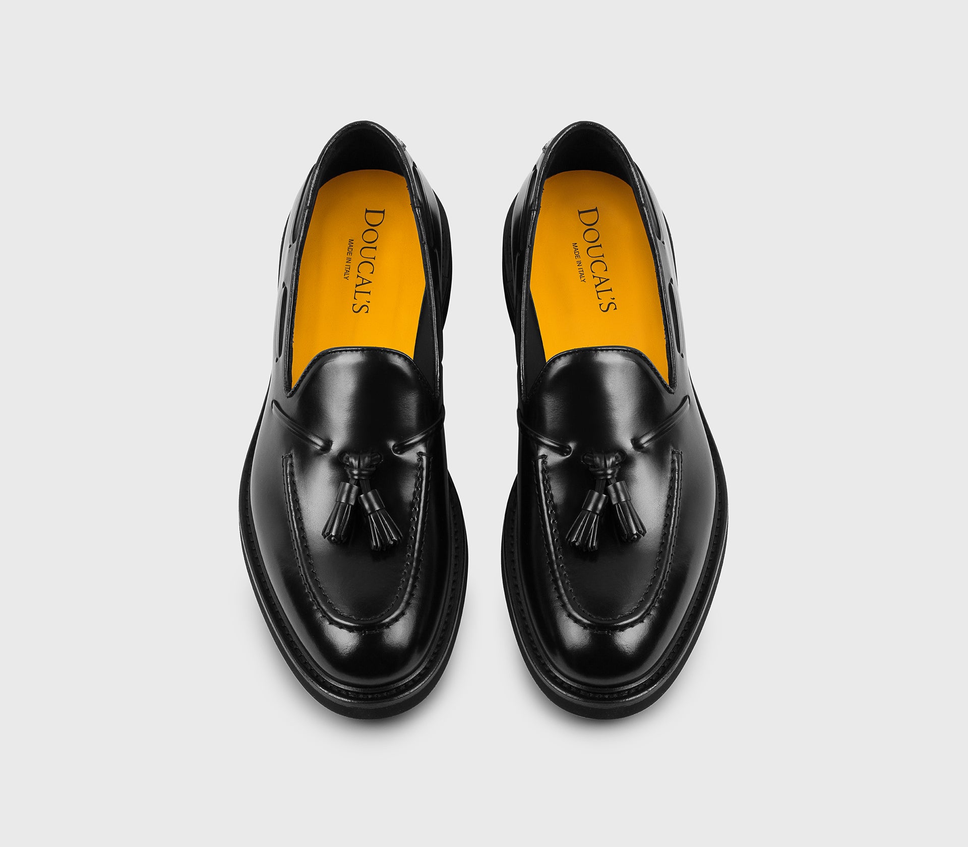 doucal-s-loafers-du3582genouf007-mokassin-schwarz-quasten-leder image 2