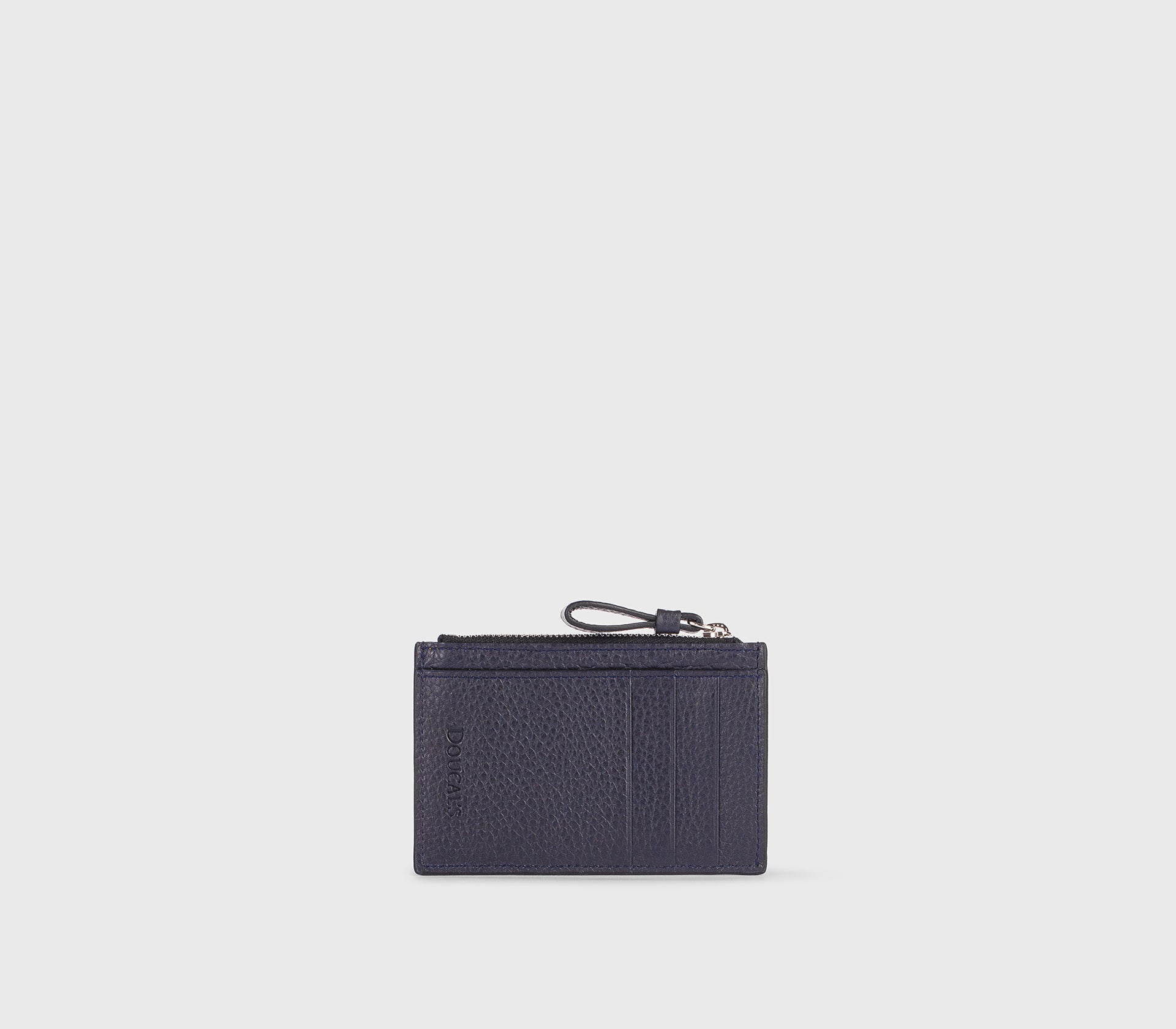 doucal-s-wallets-kartenetui-walkleder-blau-zip image 3