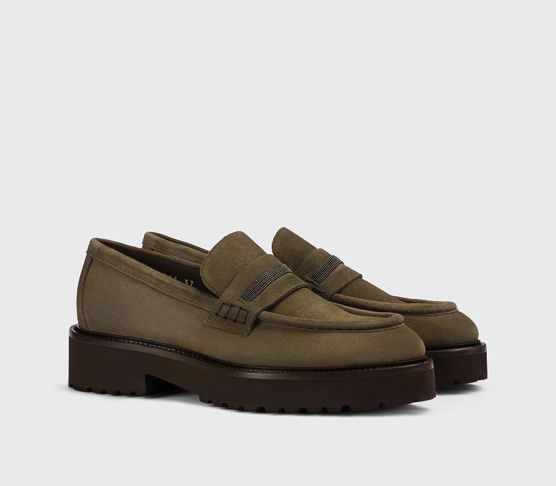 doucal-s-dd8741philuf252-loafer-damen-espresso-nieten image 3