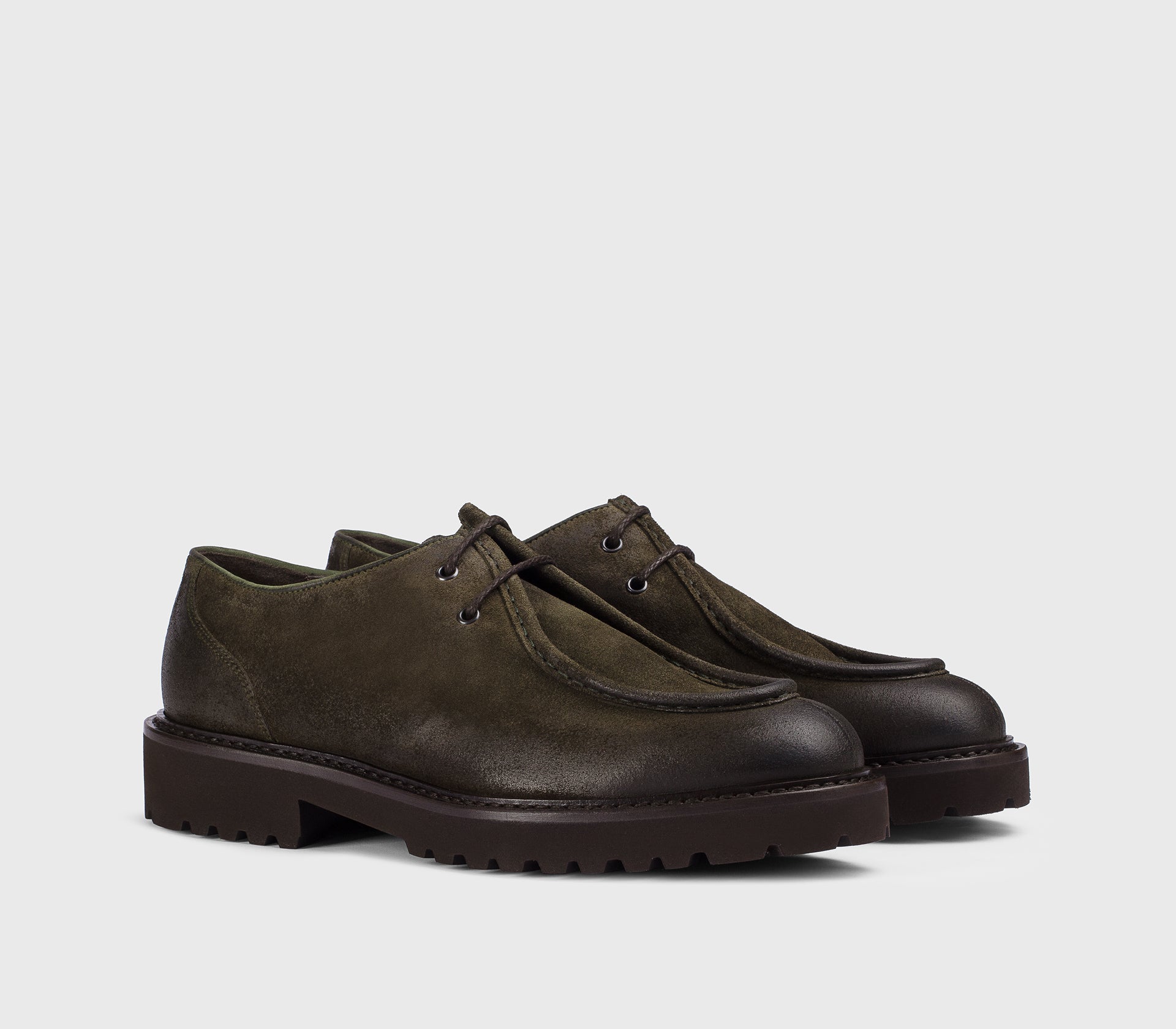doucal-s-lace-ups-du2737-schn-rschuh-velours-moosgr-n image 3