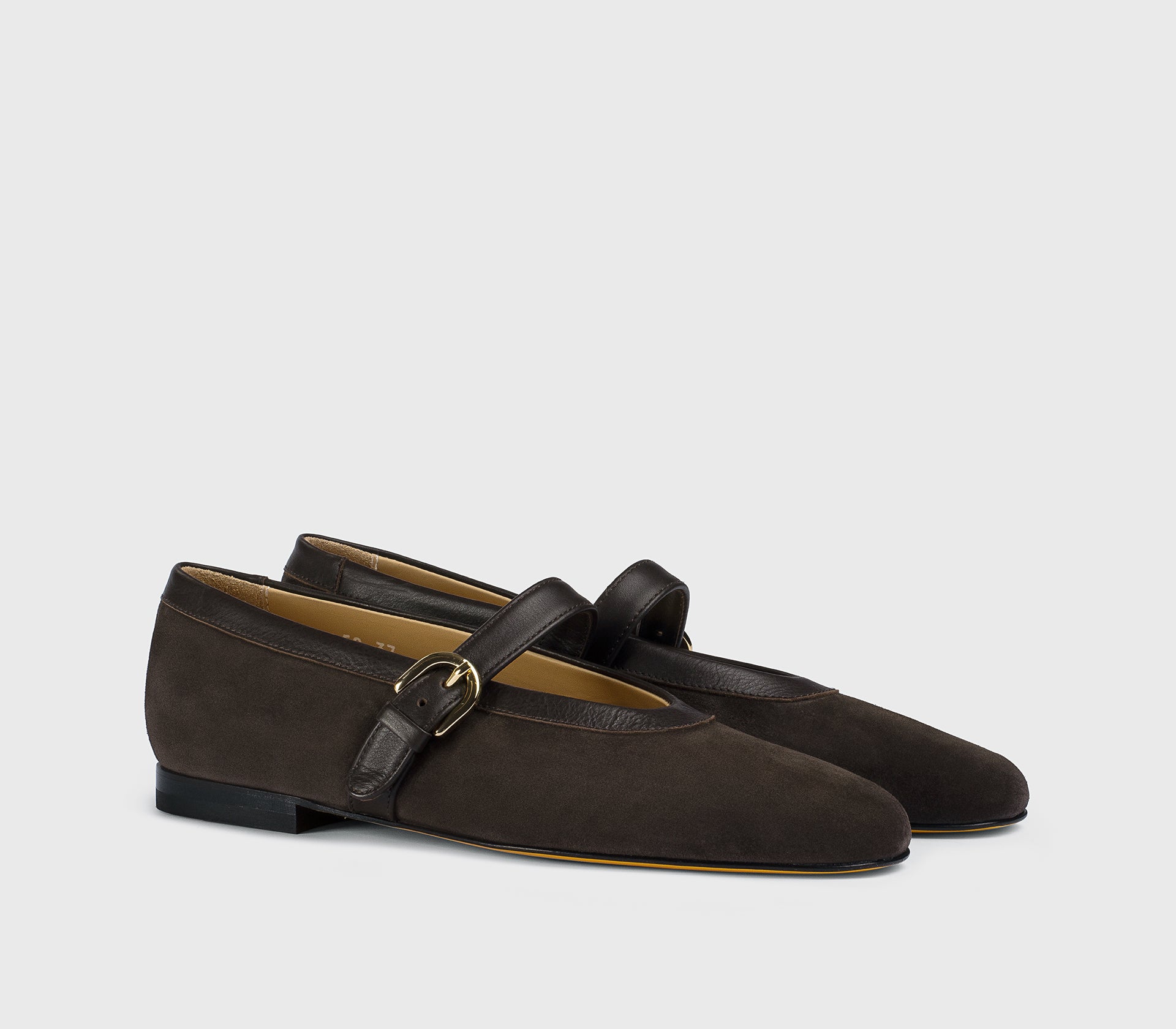 doucal-s-ballerine-riemchenballerina-velours-mogano image 3