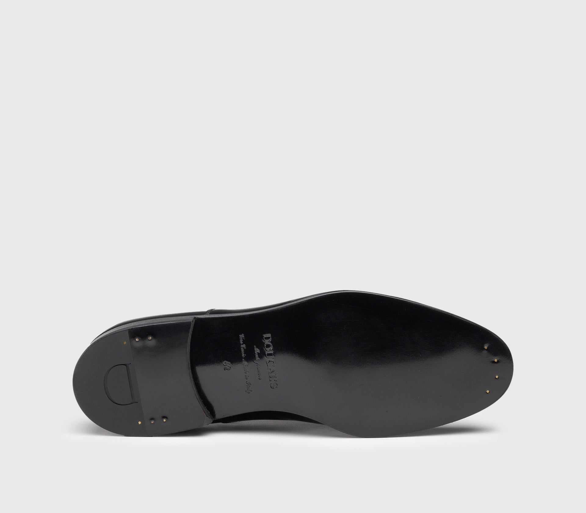 doucal-s-du2630-derby-schn-rschuh-schwarz-lackleder-ledersohle image 4