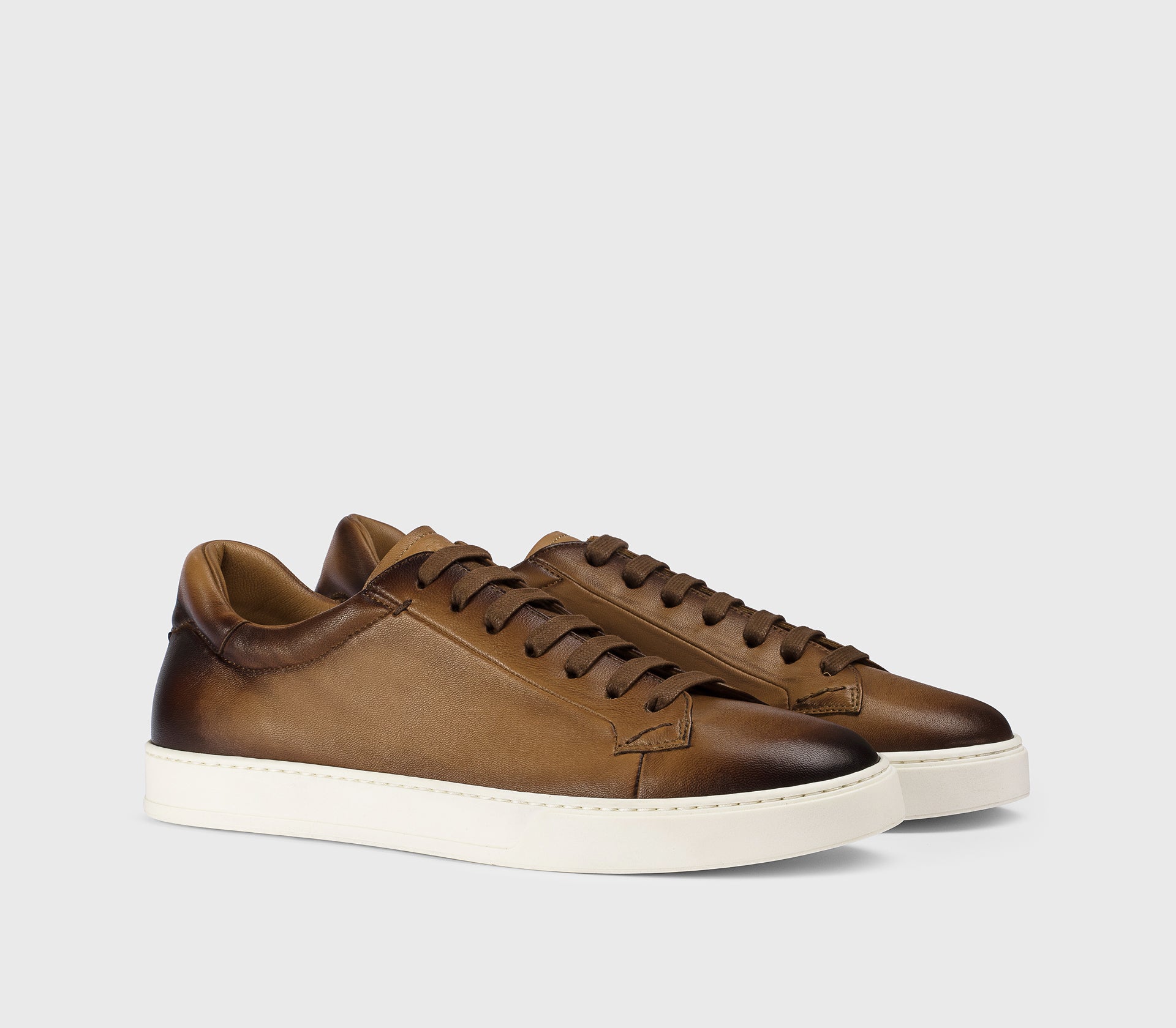 doucal-s-sneakers-du3552-ledersneaker-cognac-schafnappa image 3