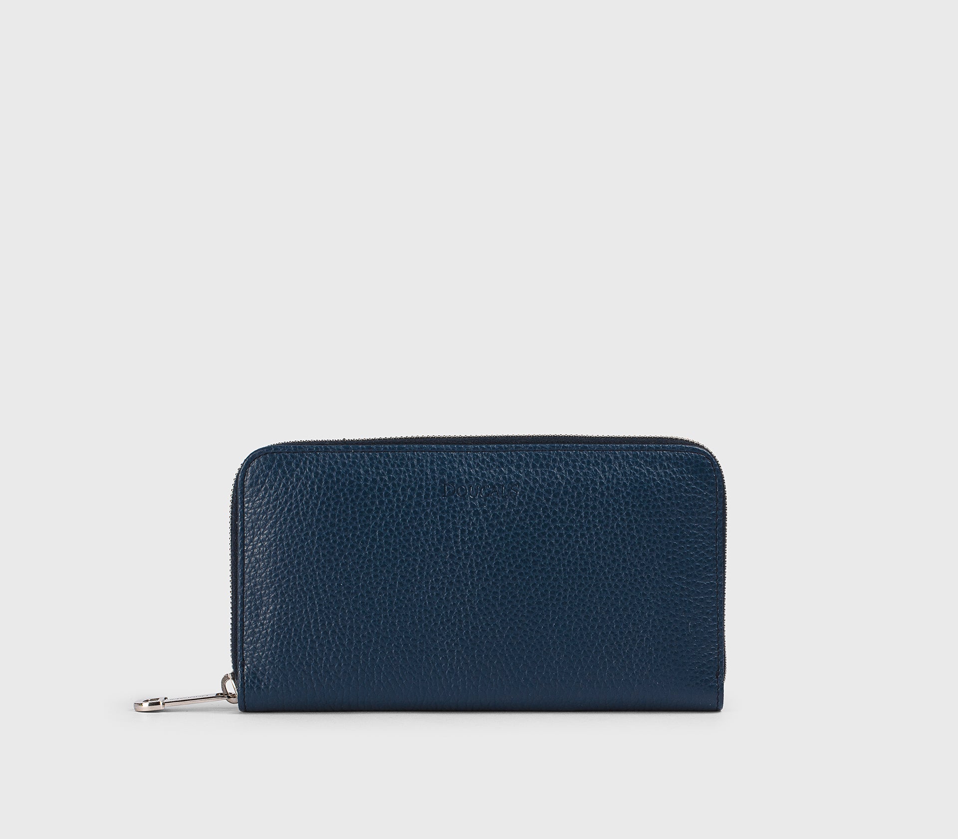 doucal-s-wallets-portemonnaie-blau-avio-leder-zip image 1
