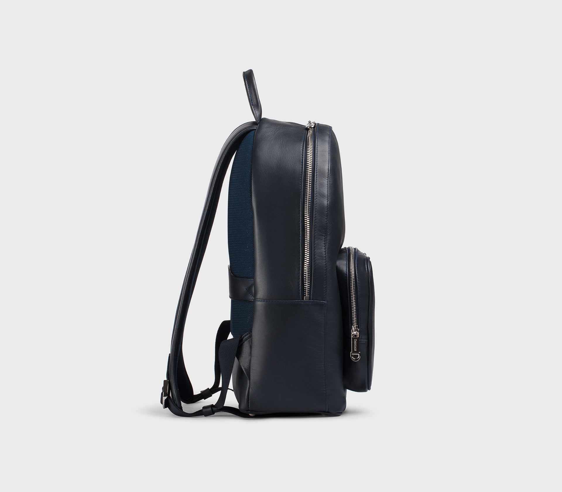 doucal-s-rucksack-blau-leder-veloursleder-tu image 2