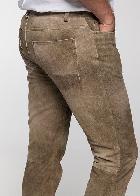 beckert-costa-lange-lederhose-schotter-ziegenvelours image 2