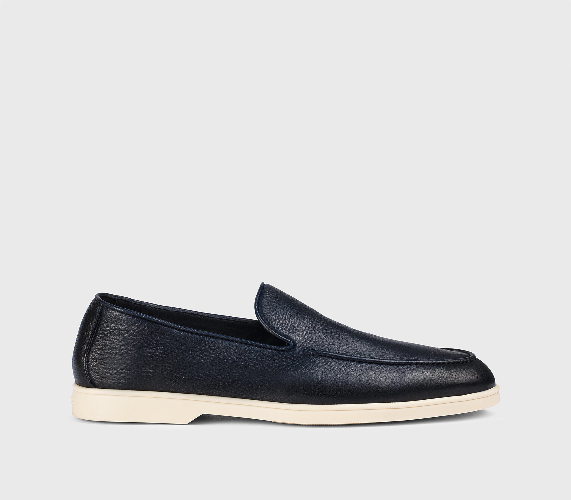 doucal-s-loafers-du3413-bootsschuh-herren-blau-hirschleder image 1