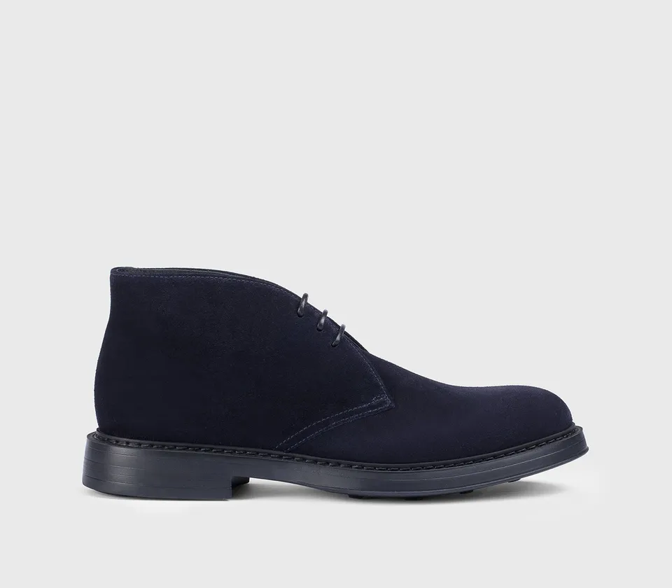 doucal-s-desert-boot-blau-velours-schn-rung-gummisohle image 1
