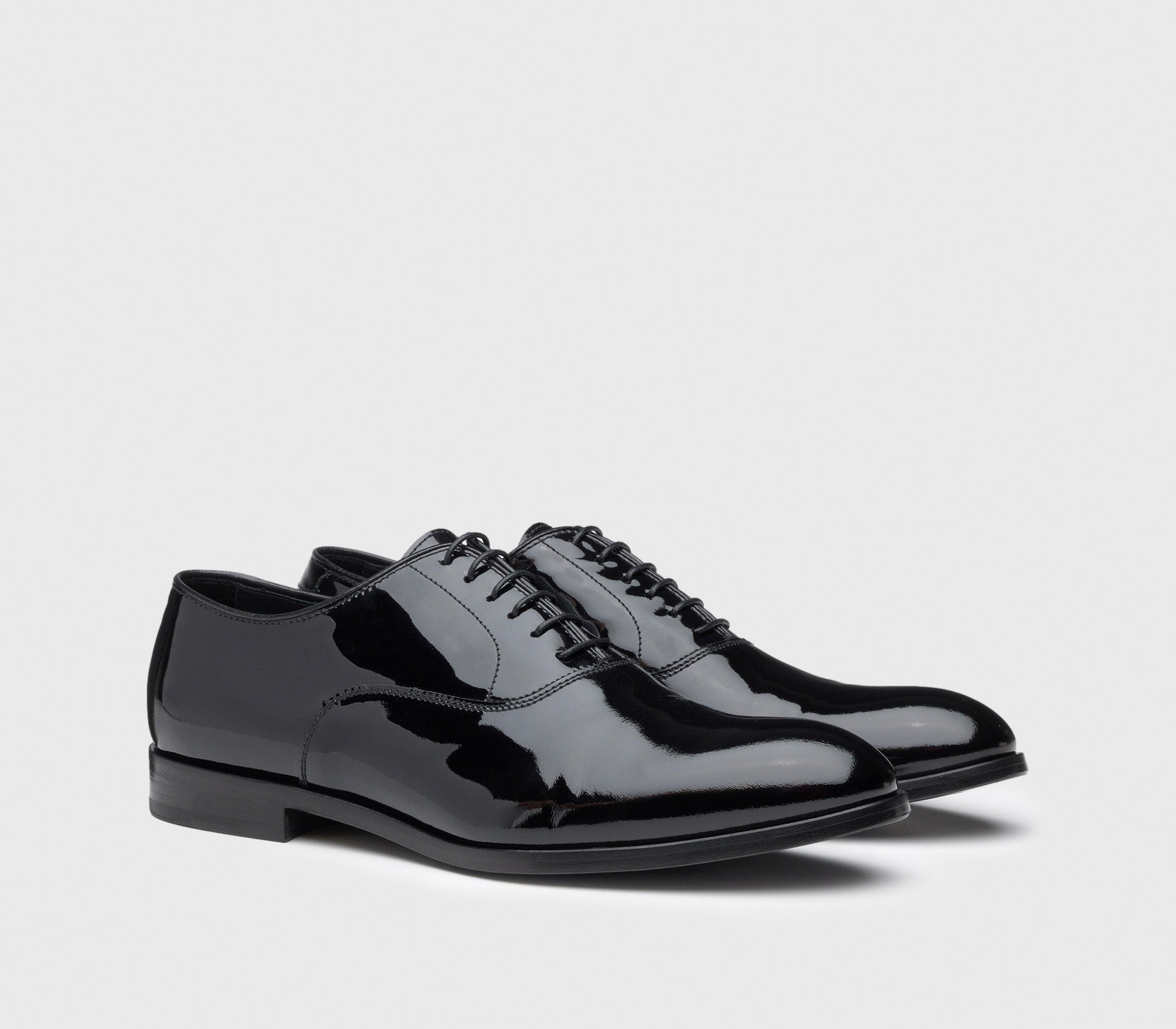 doucal-s-du2630-derby-schn-rschuh-schwarz-lackleder-ledersohle image 3