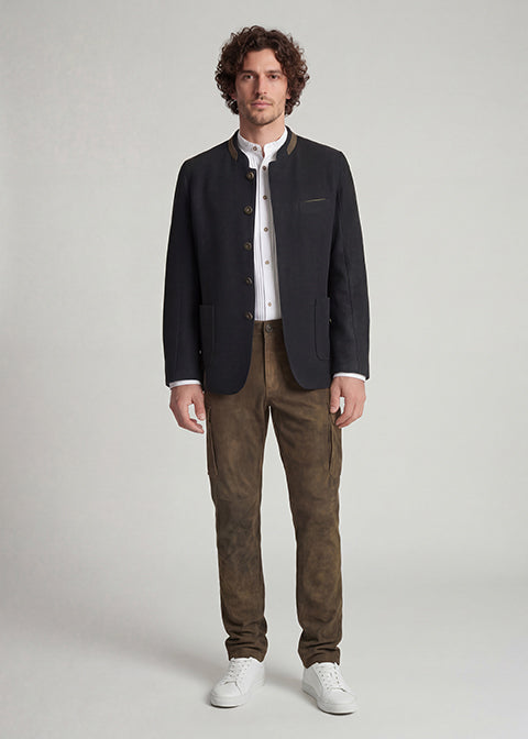 beckert-conway-trachtenjacke-schwarzmeliert-schurwolle image 1