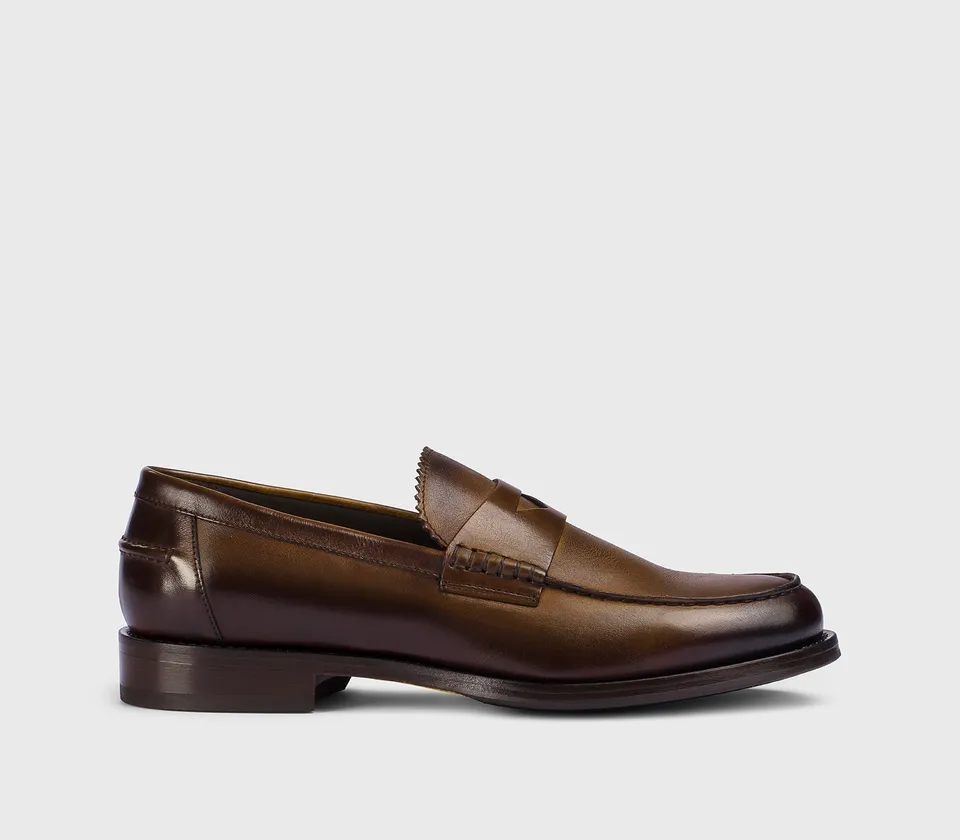 doucal-s-loafers-du3241-penny-loafer-braun-kalbsleder image 1