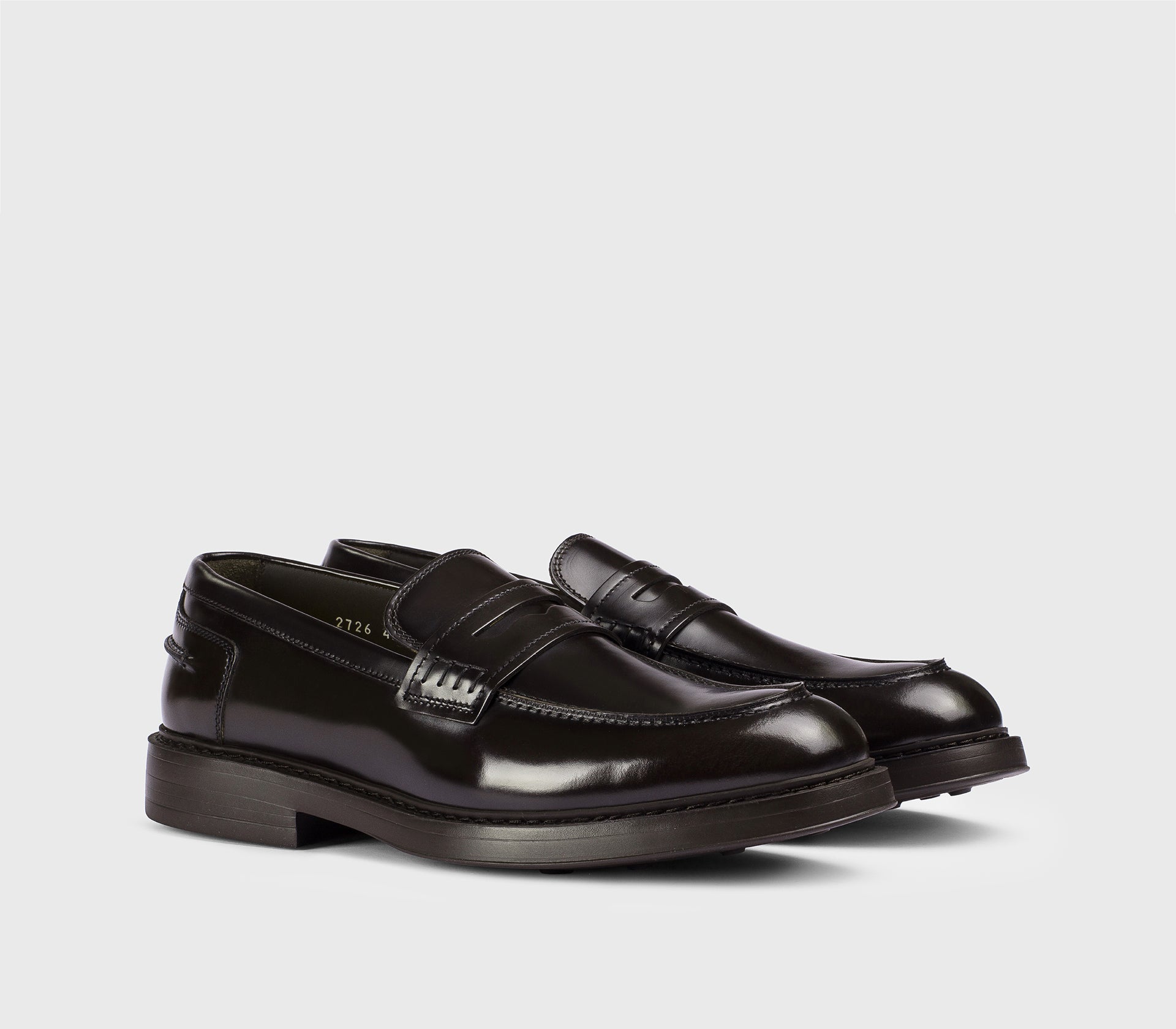 doucal-s-loafers-du2726-penny-mokassin-leder-ebenholz image 3
