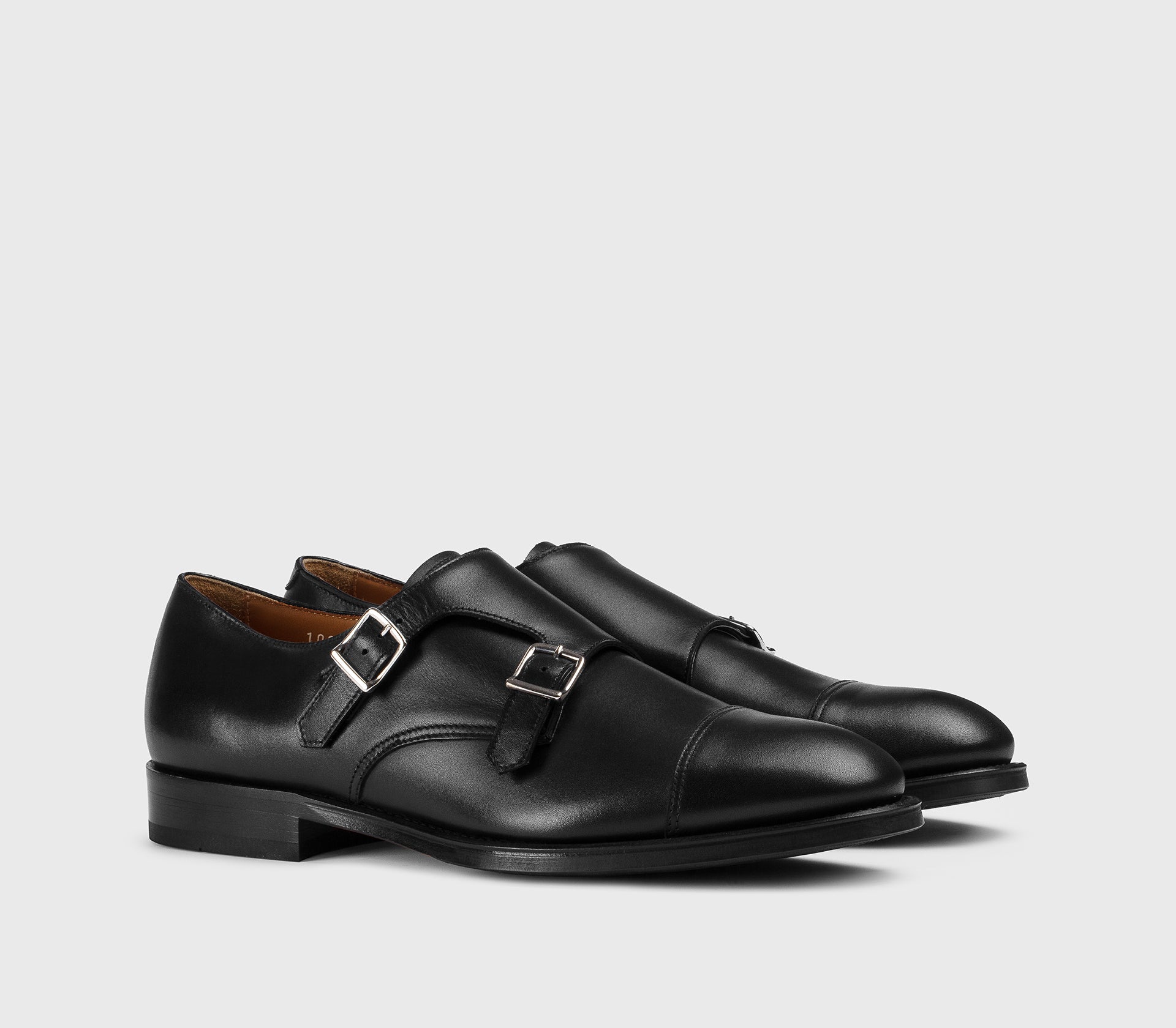 doucal-s-monkstrap-kalbsleder-schwarz-doppelschnalle-herren image 3