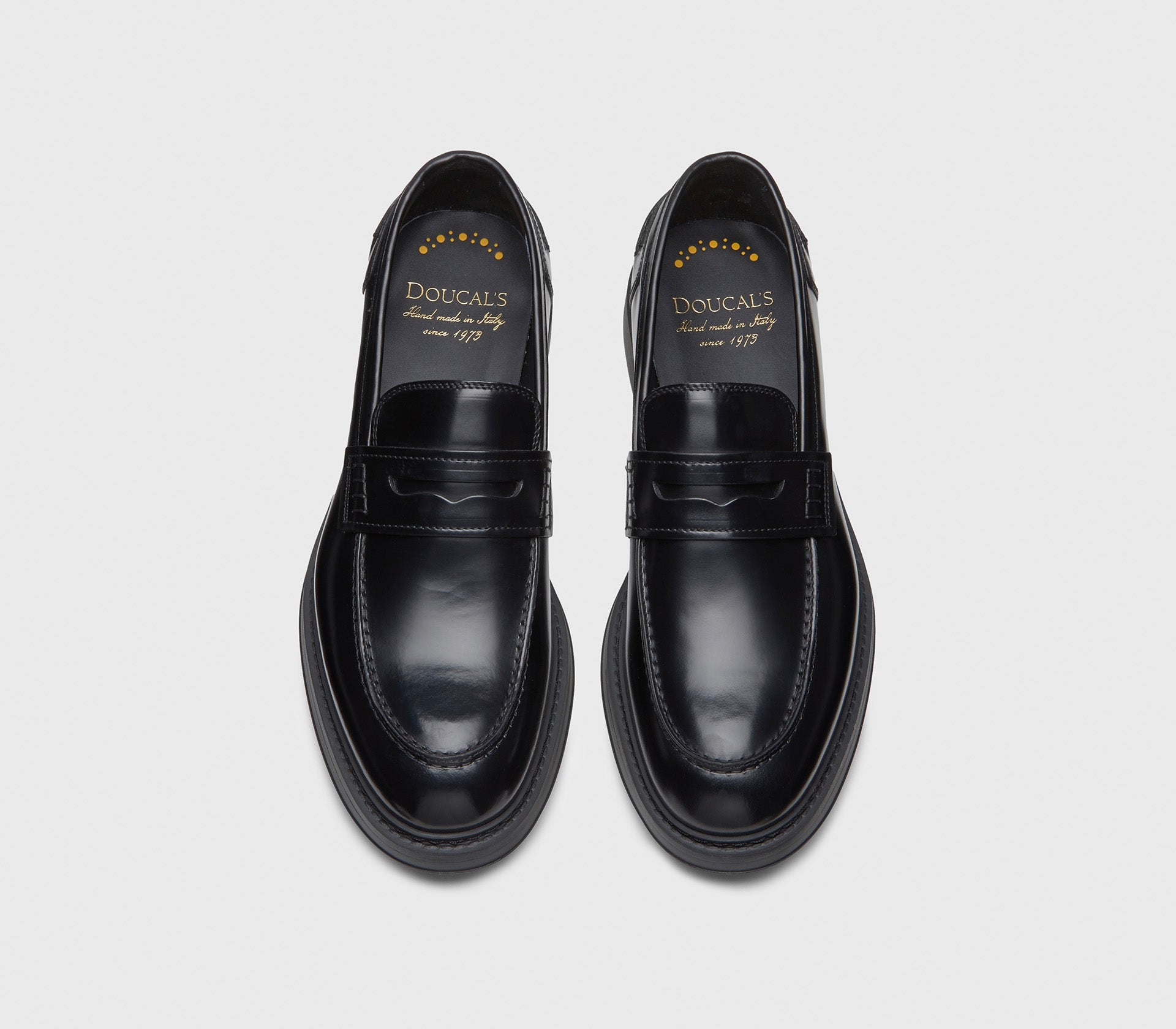 doucal-s-loafers-penny-mokassin-schwarz-leder-herren image 2