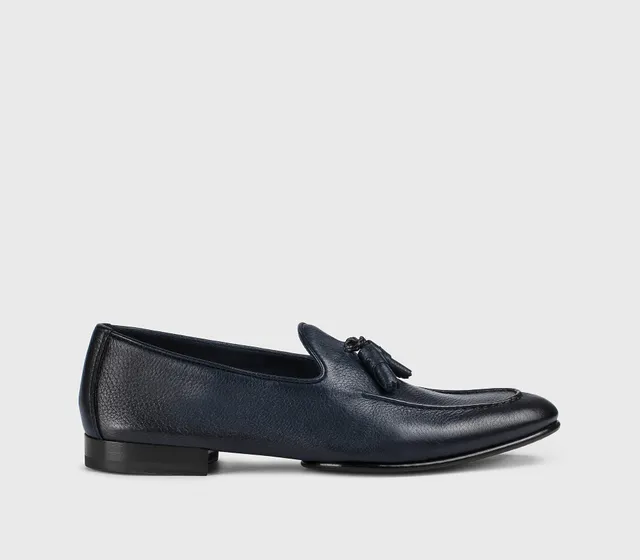 doucal-s-loafers-mokassin-blau-hirschleder-quasten image 1