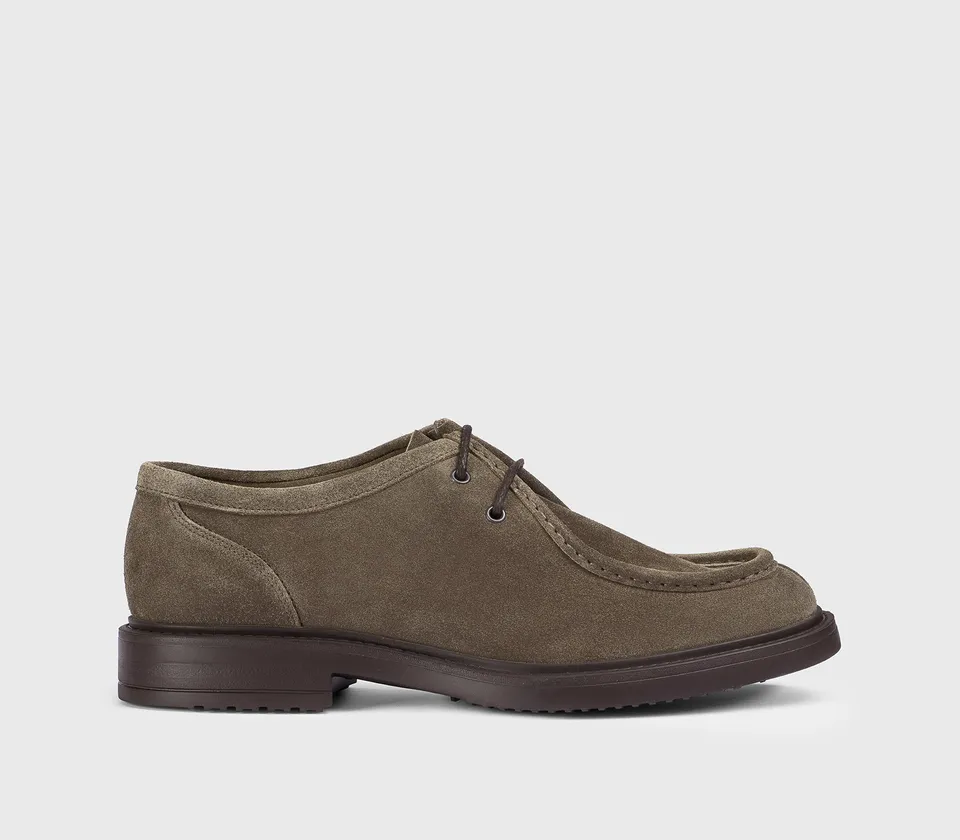 doucal-s-lace-ups-du3570-derby-espresso-velours-gummisohle image 1