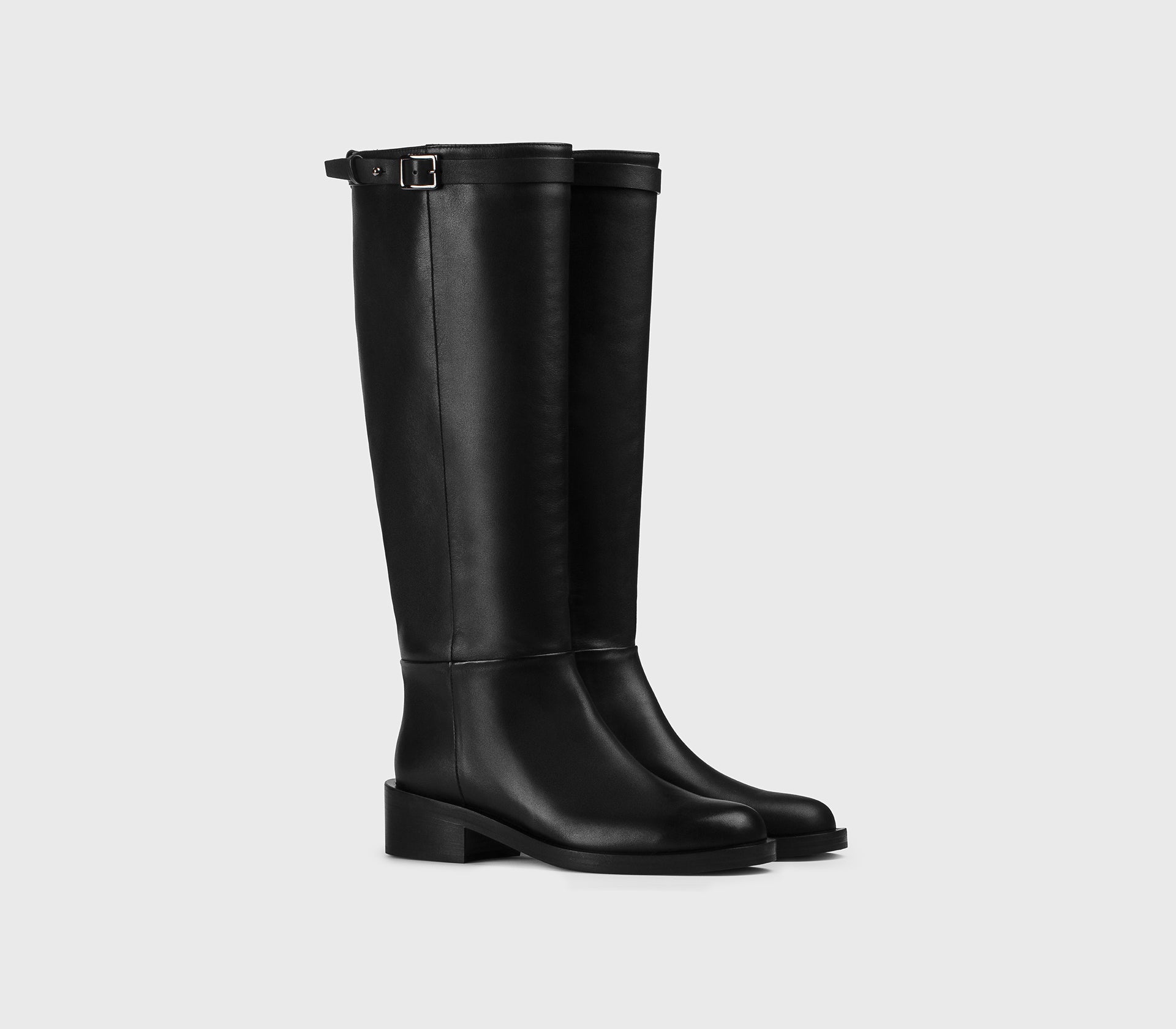 doucal-s-boots-stiefel-kalbsleder-schwarz-absatz-damen image 3
