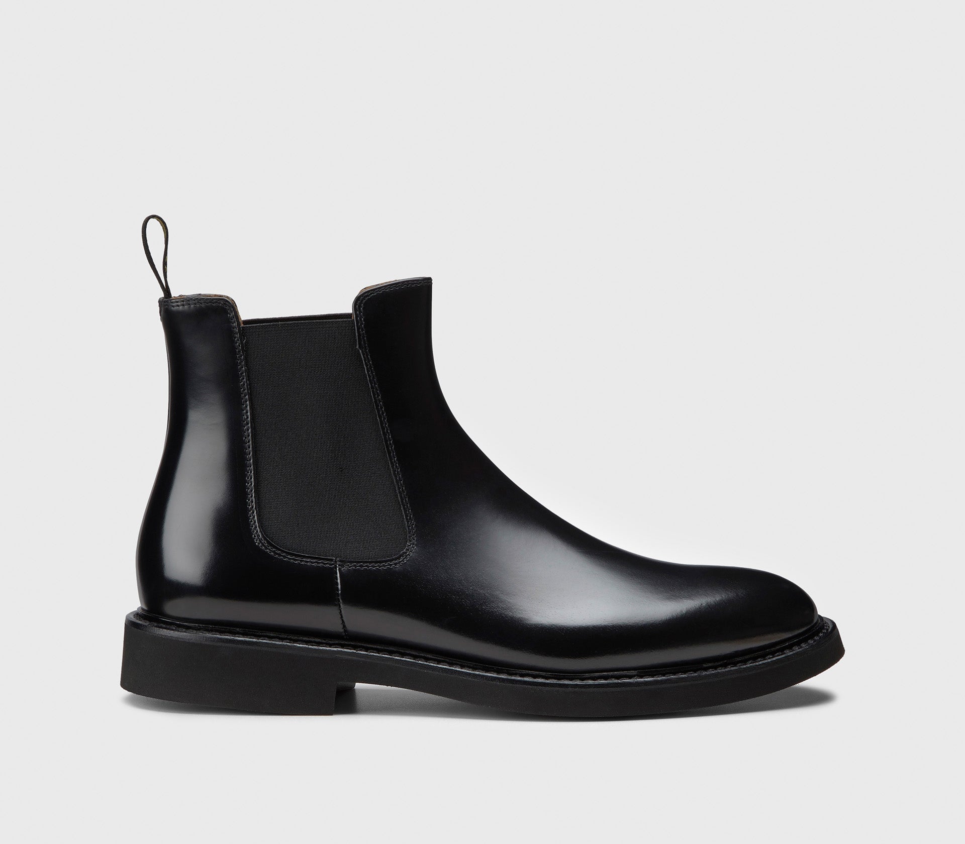 doucal-s-du1343genouf007-stiefelette-nero-schwarz-leder image 1