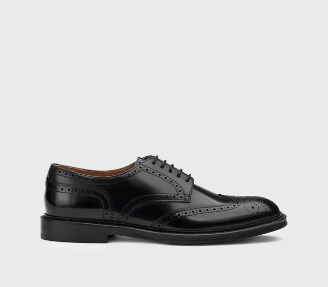 doucal-s-lace-ups-du1367-wingtip-schn-rschuh-schwarz-leder image 1
