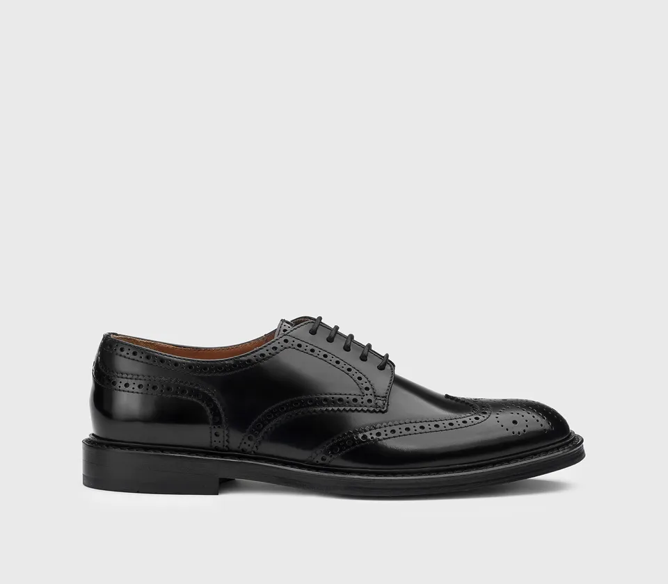 doucal-s-lace-ups-du1367-wingtip-schn-rschuh-schwarz-leder image 1