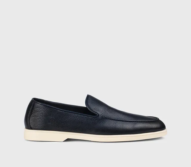 doucal-s-loafers-du3413-bootsschuh-herren-blau-hirschleder image 1