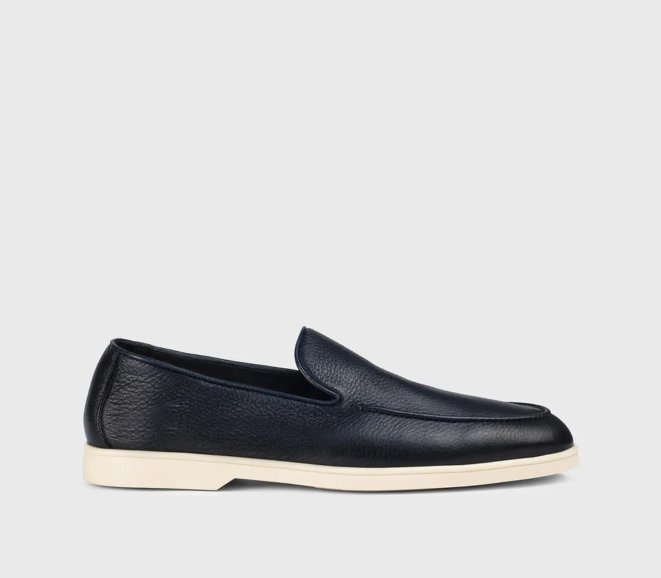 doucal-s-loafers-du3413-bootsschuh-herren-blau-hirschleder image 1