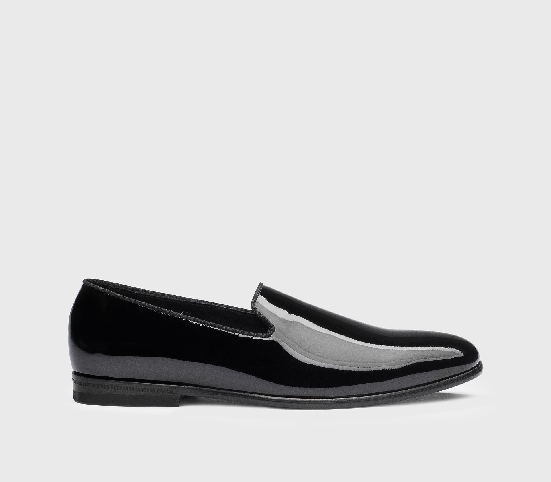 doucal-s-loafers-mokassin-lackleder-herren-schwarz-ledersohle image 1