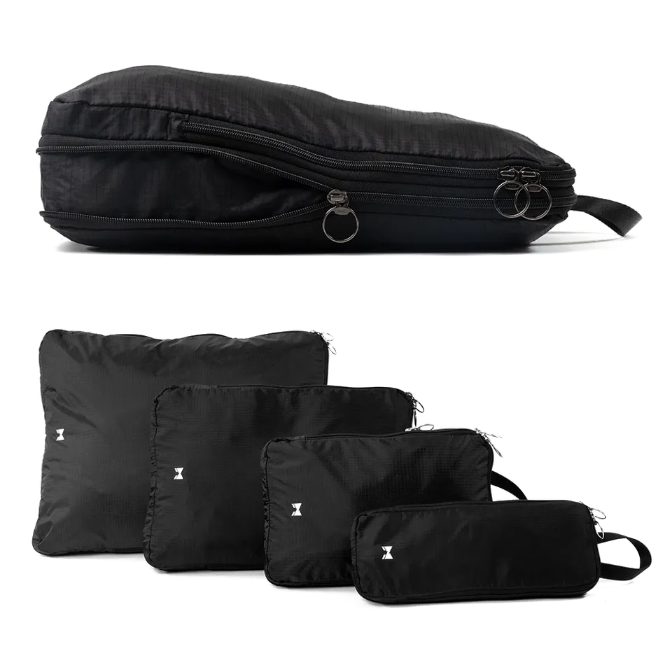 gentlemen-s-accessoires-packtaschen-set-kompression-schwarz-4-teilig image 1