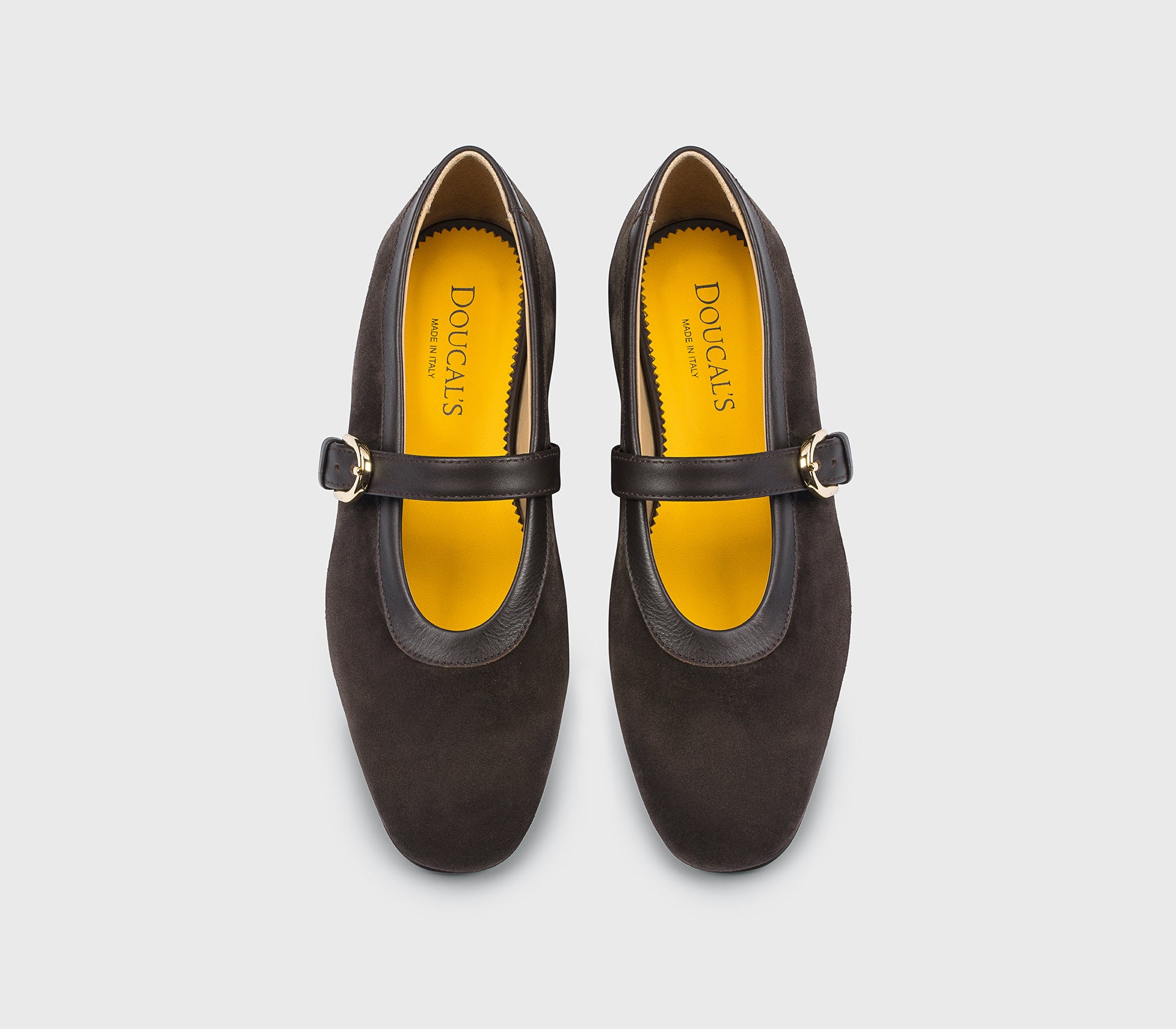 doucal-s-ballerine-riemchenballerina-velours-mogano image 2