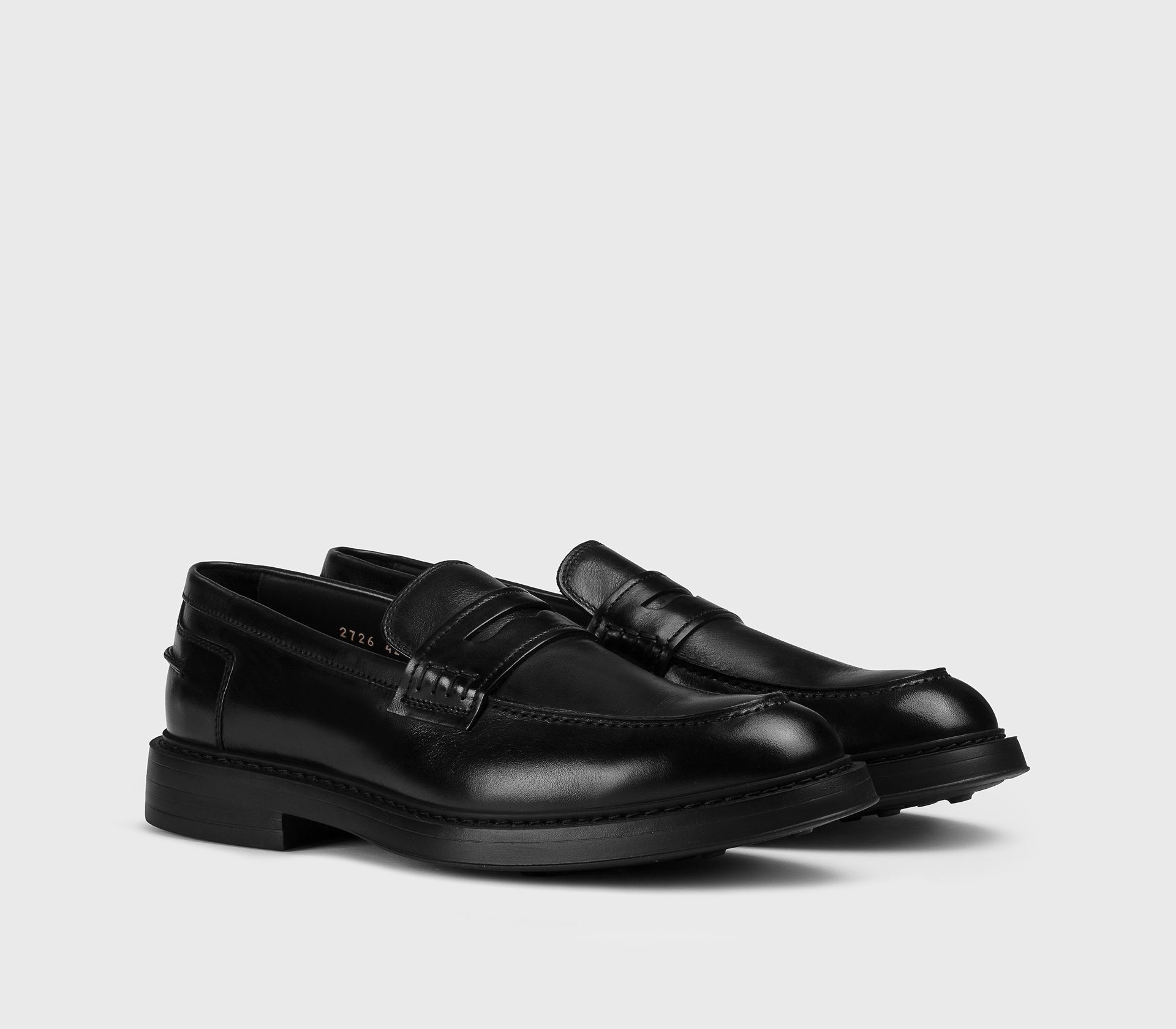 doucal-s-loafers-du2726-penny-mokassin-schwarz-kalbsleder image 3