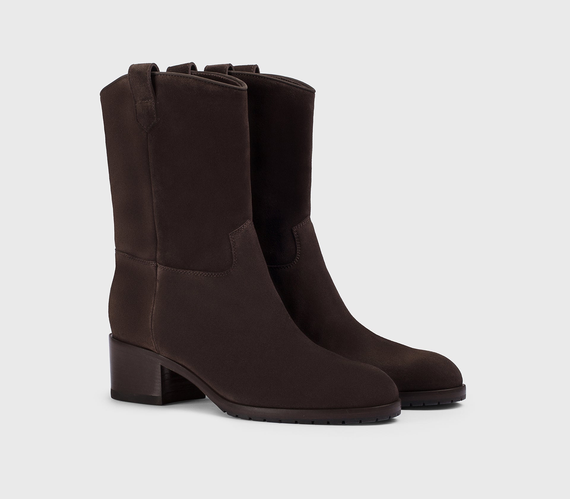 doucal-s-dd8832-stiefelette-damen-velours-mahagoni-40-mm-absatz image 3