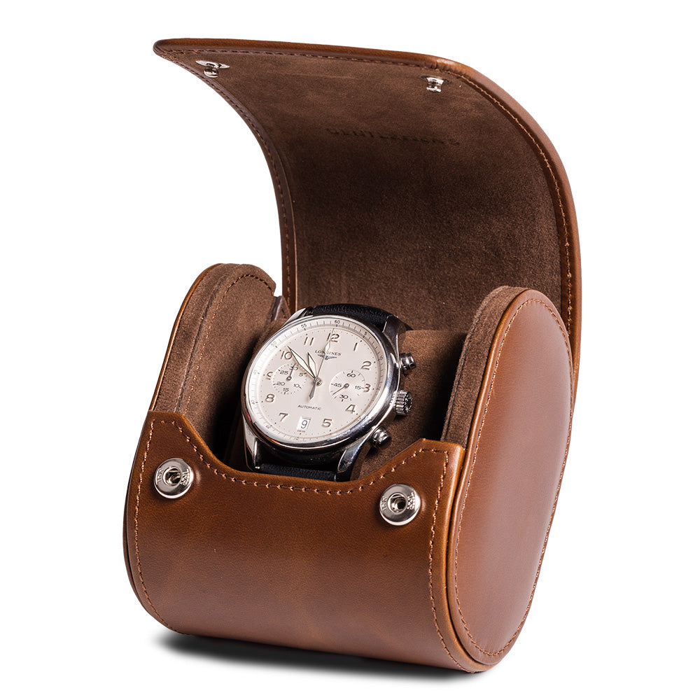 gentlemen-s-accessoires-uhrenbox-dunkelbraun-leder-hard-case image 2