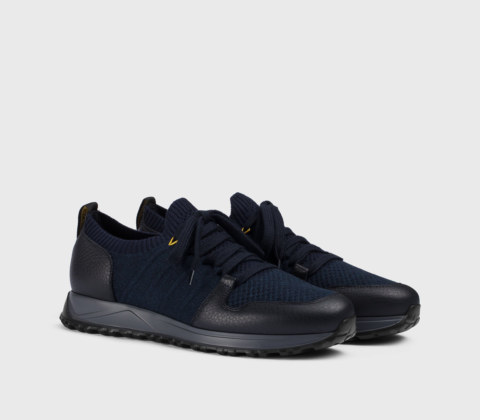 doucal-s-sneakers-du3221-sneaker-blau-schwarz-leder-wolle-herren image 3