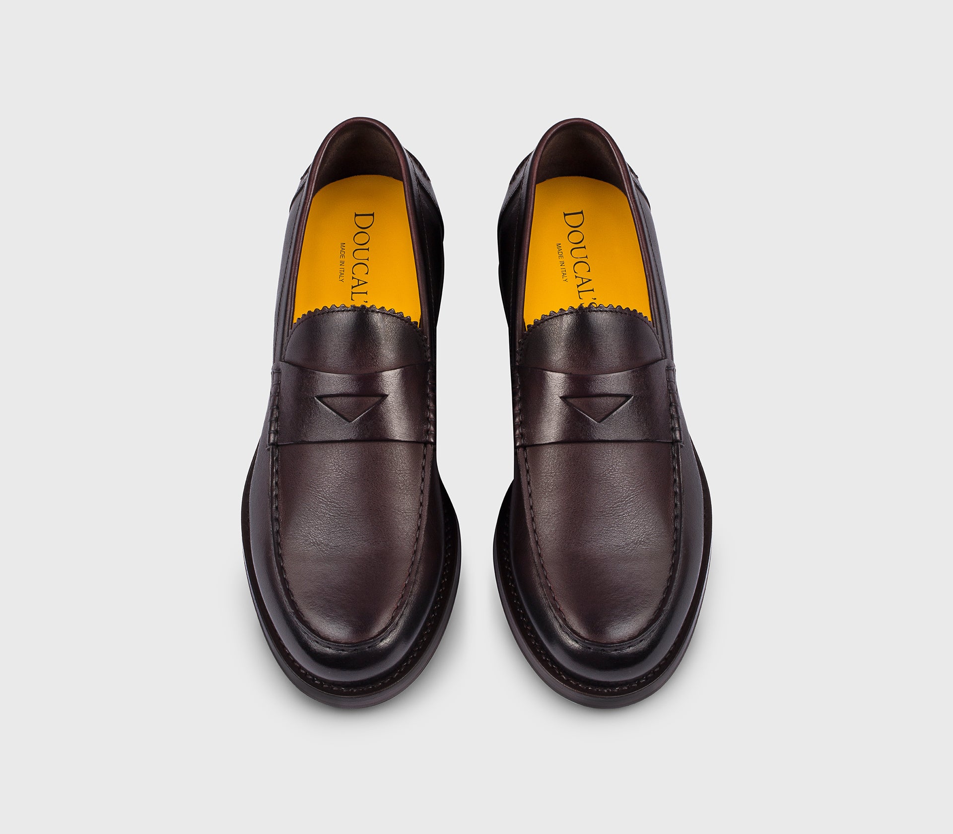 doucal-s-loafers-du3241-penny-burgunderrot-leder image 2