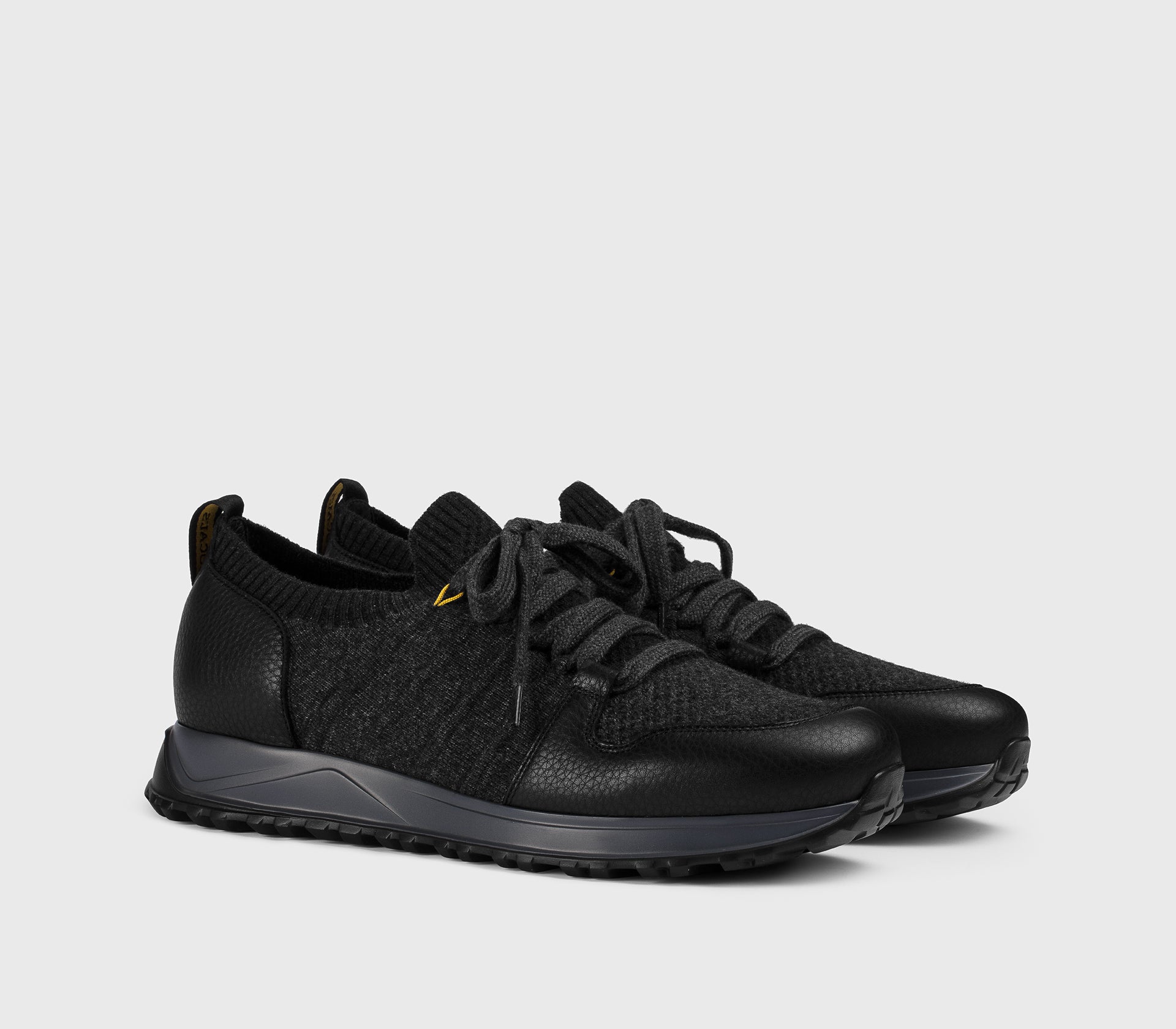 doucal-s-sneakers-du3221-sneaker-leder-wolle-schwarz image 3