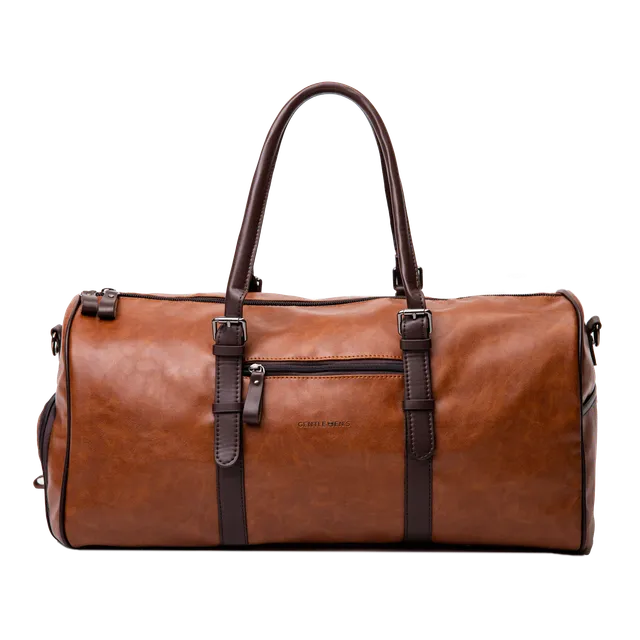 gentlemen-s-weekender-london-reisetasche-braun-vegan image 1