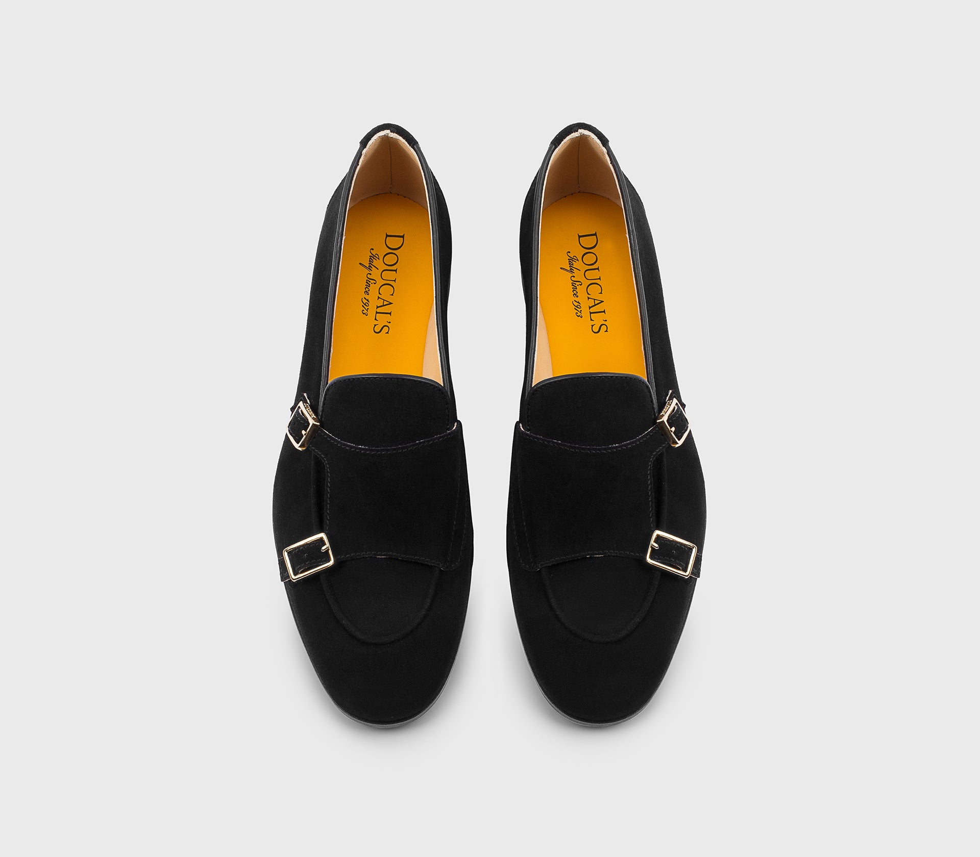 doucal-s-buckles-monkstrap-mokassin-schwarz-velours image 2